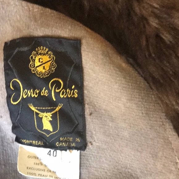 SHEARLING FULL LENGTH STUNNING COAT WITH 2 LEATHER DEEP POCKETS - Picture 12 of 16